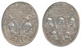 Medaile členů rady města 1627