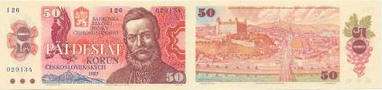 50 Kčs 1987  sér. I 26           Baj. 104b; Hejz. 108b