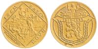 2 dukátová medaile 1928, sv. Prokop