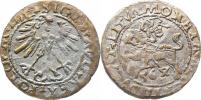 1/2 groš litevský 1564   opis končí LITVA - číslice 4 v dataci ra