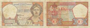 10 Dinara 26.5. 1926    sér. II. 362        Pick 25     "R"