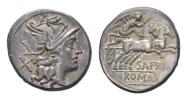 S. Afranius  Denarius circa 150