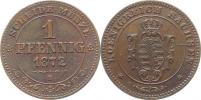 1 Pfennig 1872 B          KM 1216; AKS 155