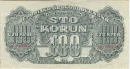Československo 1944 - 1945, 100 Koruna 1944