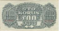 Československo 1944 - 1945, 100 Koruna 1944