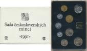 Ročníková sada mincí 1991 + žeton mincovny