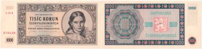 1000 Koruna 1945