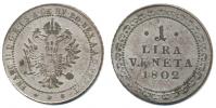 1 Lira 1802 - pro Benátky