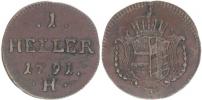 Haléř 1791 H