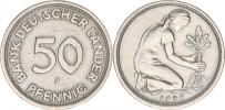 50 Pfennig 1949 D - Bank Deutscher Länder        KM 104
