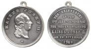 Nesign. - medaile k 100.výročí nástupu na trůn 29.11.1780 - 1880