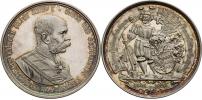 Stříbrná medaile 1893 (2 Zlatník)