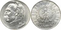 5 Zlotych 1938 - Pilsudski_tém.