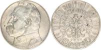 10 Zlotych 1937 - Pilsudski        Y.29