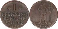 1 Pfennig 1725 EPH           K16 164