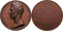 Karel X. - proklamační medaile 17.IX.1824 - poprsí