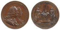 A.Vestner - medaile ke korunovaci císařského páru 12.2. a 8.3.1742