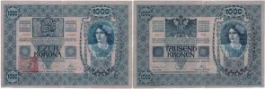 1000 Koruna 1902 - kolkovaná