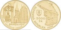 5000 Koruna 2004 - Bardejov - světové dědictví