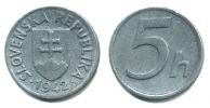 5 Haléř 1942  Zn_R!