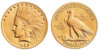 10 dollar 1932, indián