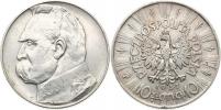 10 Zlotych 1937 - Pilsudski        Y.29_zc. nep. hr.