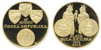 10 000 Kč 2012 - Zlatá bula sicilská     bublina +orig.etue  +cer