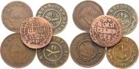 10 Paisa 1954; +5 Paisa 1957; +2 Paisa 1944