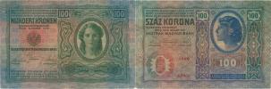 100 Kronen 2.1. 1912 sér. 1346 Pick 12_mír. natrž.
