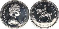 1 Dollar 1973 - Mounted Police          KM 83    Ag 500  23