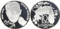 10 Euro 2010 - Kukučín Martin           KM 111        kapsle