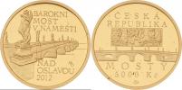 5000 Koruna (1/2 Unce) 2012 - Barokní most v Náměšti