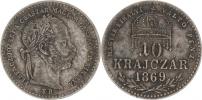 10 kr. 1869 KB - MAGYAR KIRALYI       "patina"