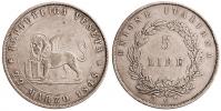 5 lira 1848 V