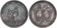 AR instalační medaile 29.6.1782 - znaky s berlou a