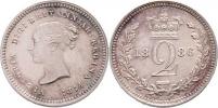 2 Pence 1886 - typ Maundy Sets