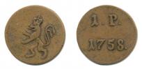 Cu Fenik (1/4 Krejcar) 1758