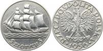 5 Zlotych 1936 - plachetnice        Y. 31; Parchimowicz 119
