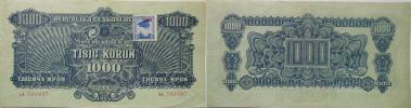 1000 Korun 1944 kolkovaná