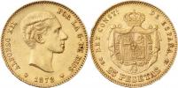 25 Peseta 1878/1878 DE-M