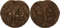 Solidus (1/48 tolaru) 1653 - zajímavá ražba - ve střížku raženy d vě poloviny mince ! Ahlström 5