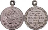 Pilz - medailka na výročí sňatku 24.4.1879 -
