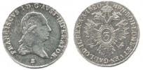 3 kr. 1820 B            "R"