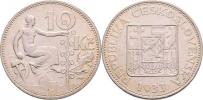 10 Koruna 1933 (Ag700)