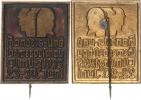 Olomouc - Handels-und / Gewerbefchau / Olmütz 1935 / 23.-30.Juni bronz.patin.plech 29x36 mm špendlík