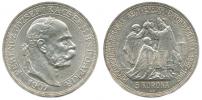 5 Koruna 1907 KB - korunovační