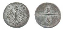 Ag 1/4 Krejcar 1754