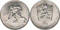 100 Kčs 1985 - MS v hokeji