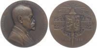 L.Bazor - medaile k 85.narozeninám prezidenta 1935