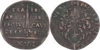 XVI Stuiver 1579 - měděná obléhací mince